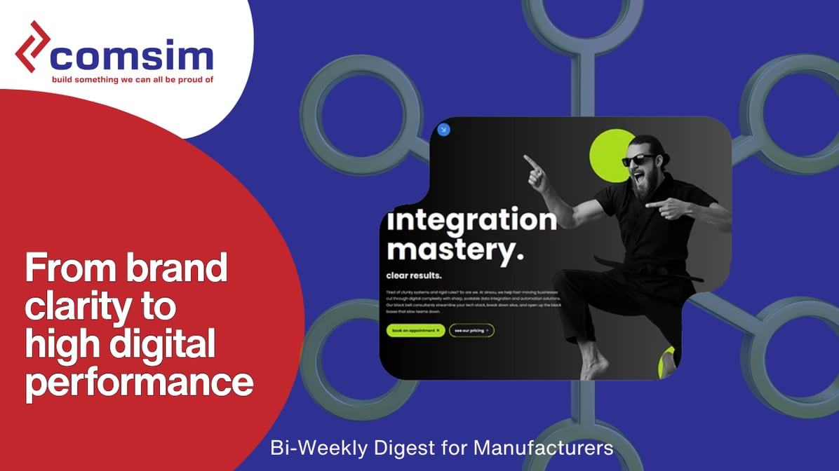 sinsou website launch banner showing brand elements, connector tool interface and website visuals